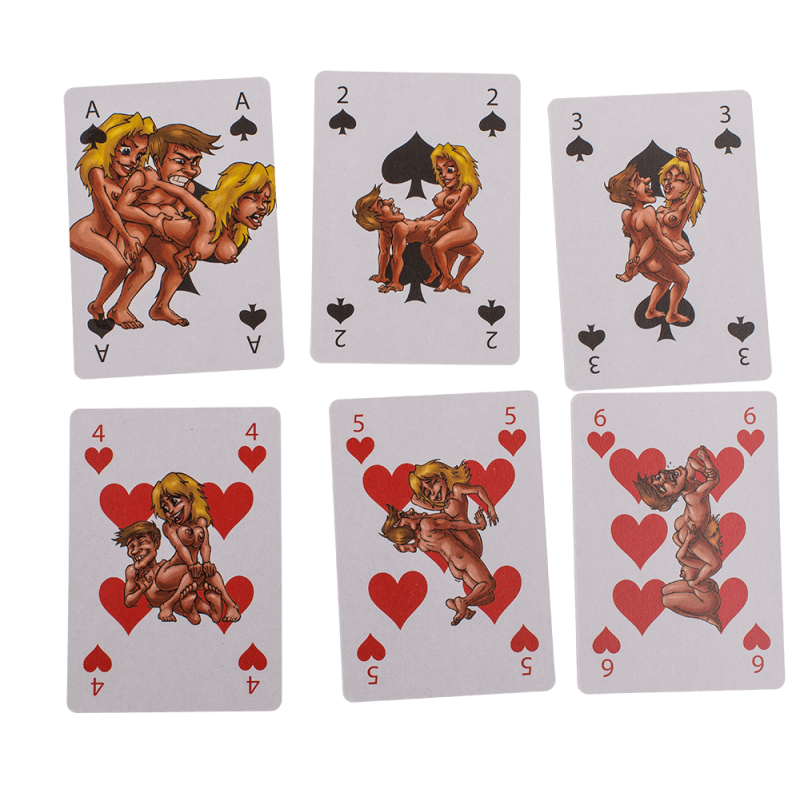 Kámaszutra Képregény Kártyajáték, 54 kártyalap