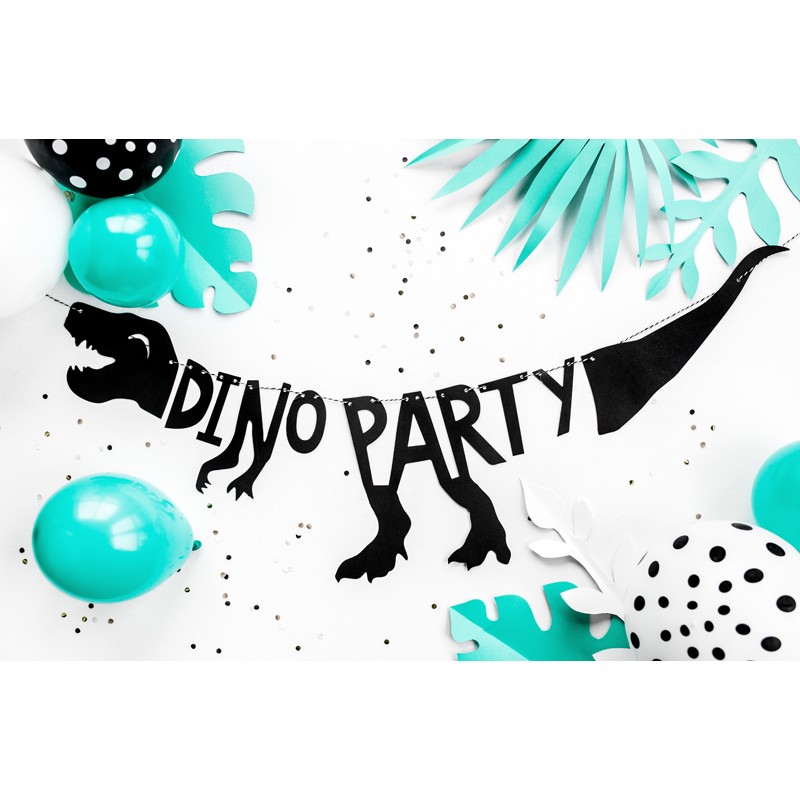 Dino Party fűzér, 90 cm