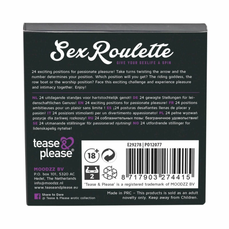 Sex Roulette Kama Sutra (NL-DE-EN-FR-ES-IT-PL-RU-SE-NO)